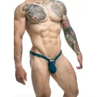 Justin+Simon Bulge Thong – S – Blue — Photo 4
