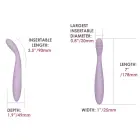 SVAKOM Cici 2 elastīgais vibrators – 18 cm (7″) – violets — Foto 8