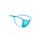 MOB Sheer T-Back Thong – Aqua – S/M — Photo 5