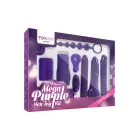 Mega Sex Toy Kit – vibrators and sleeves set – purple — Photo 1