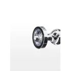 Dimanta zvaigžņu anālais spraudnis L – Liels – Sudrabs Foto 2