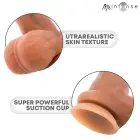 MR INTENSE Gary L Ultra-Realistic Dildo with Suction Cup – 23 cm (9″) – Skin — Photo 6