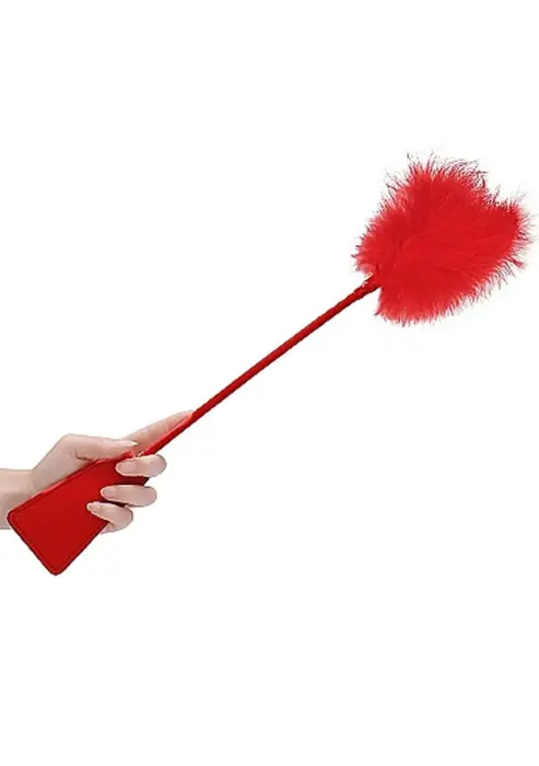 Ouch! Crop With Feather - Red Foto 3