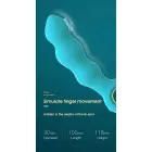 Stymulator-Angelo meeste prostata kolmekordse stimulatsiooni dildo – 15 cm – Sinine Photo