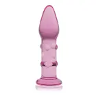 Stikla Romance dildo – 14 cm (5.5″) – Rozā Foto 1