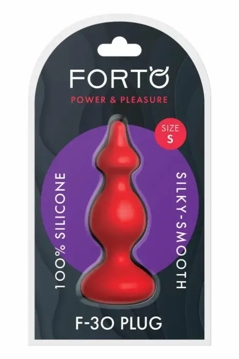 FORTO F-30 POINTER Anālā bumbiņu ķēde – S – Sarkans