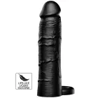 INFERNO by HIDDEN DESIRE locekļa uzmava ar gredzenu – 18 cm (7″) – melna — Foto 1