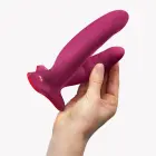Fun Factory Ryde rievots dildo – 18–20 cm – sarkans — Foto 6