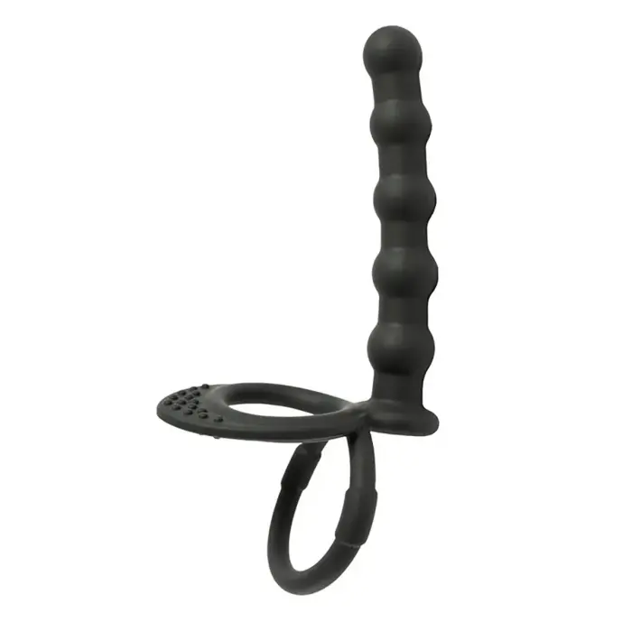 Strap-on dildo dubultajai penetrācijai – 13.5 cm (5.3″) Foto 6