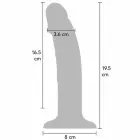 TOYJOY Get Real reālistisks vibrators – 19.5 cm (7.7″) – violets — Foto 3