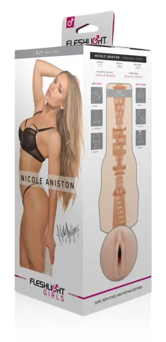 Nicole Aniston Fit makšties masturbatorius – Perlo baltumo