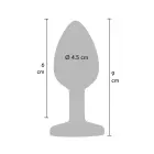 Vaivorykštės spalvos Booty Jewel L – 20 cm (8″) – Spalvotas Photo