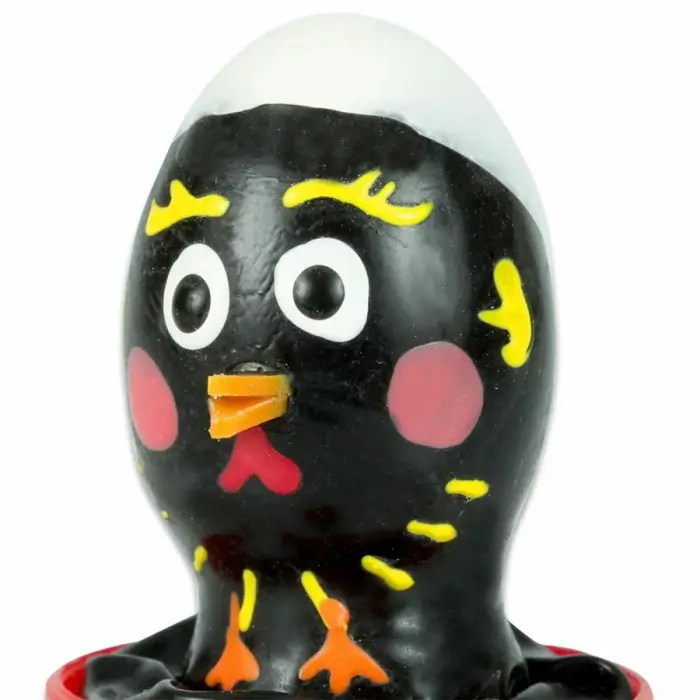 CONDOMERIE käsitsi maalitud dekoratiivne kondoom – Chicken Black Art Edition