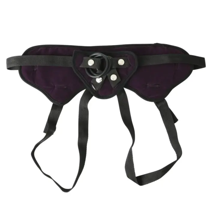Sportsheets Lush – adjustable strap-on harness – black