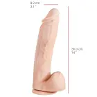 Dildorama 515 Line Realistic Dildo – 36 cm (14″) – Skin — Photo 3