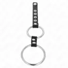KINK Double Metal Ring with Leather Connector 3.8–5 cm – Premium Restraint System — Photo 3