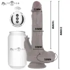 MR INTENSE Morgan Remote-Control Intimate System Vibrator – 23 cm (9″) – Black — Photo 2