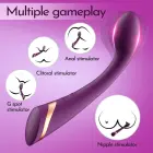 Вибратор для точки G – 18 cm (7″) – красный — Фото 17