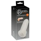 Rebel Thickening Sleeve with Ball Ring – Size M – Transparent — Photo 1