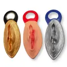 Kinky Pleasure DS014 vulvas formas pudeļu attaisāmais – zelta — Foto 2