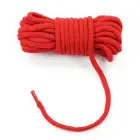10 meters Fetish Bondage Rope – bondage rope – cotton – red – 10 m — Photo 3