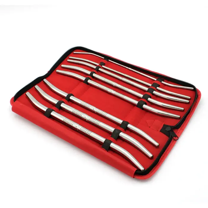 Stainless Steel Double End Curve Dilator Set – 8 Pcs
