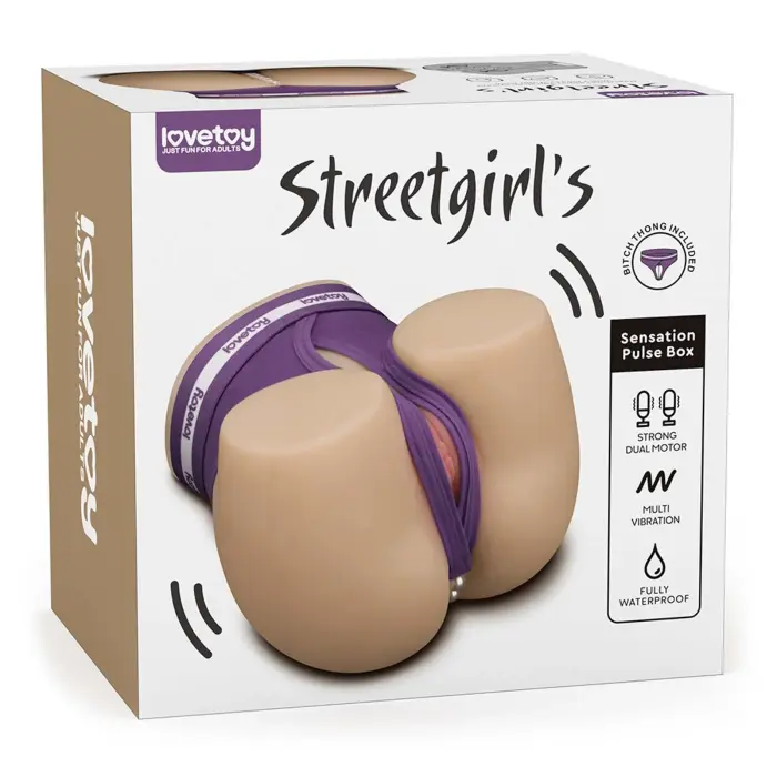 LoveToy Streetgirl's – мастурбатор с двойным мотором и пульсацией ощущений – водонепроницаемый
