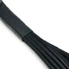 Red Leather Premium Leather Whip – taimparkimisega nahast mitmesabaline piits – must – 43 cm — Foto 2