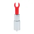 Angel Lipstick Vibrator with 4 Attachments - Clear — Photo 3