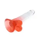 Kiotos Cox Colorful Dildo – 20 cm (8″) – Clear/Red — Photo 7