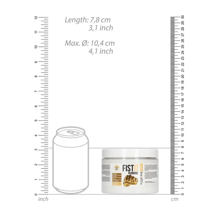 Fist It Numb lubrikants uz ūdens bāzes – 500 ml Foto 7