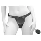 Pipedream Body Dock G-Spot Pro strap-on josta ar vibrējošu plāksni – melns — Foto 2