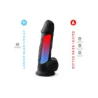 Silex-D Model 1 reālistisks dildo – 21.6 cm (8.5″) – Melns — Foto 6