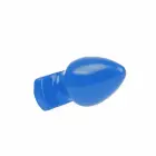 Piko formos analinis kištukas M – 13 cm (5.1″) – Mėlynas — Nuotrauka 4