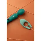 Loveline Green Gable Double-Sided Vibrating Wand – Green — Photo 3
