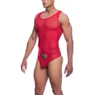 MOB Sexy Mesh bodysuit – red – S/M — Photo 1