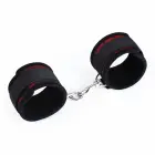 OHMAMA Scandal Adjustable Wrist Restraints – Black-Red — Photo 3