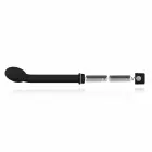 EasyToys G taško vibratorius – 18 cm (7″) – juodas — Nuotrauka 4