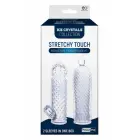 NMC 2 Seductive Tickler Sleeves Set – clear TPE flexible sleeves with suction base – 14 cm / 13 cm — Photo 1
