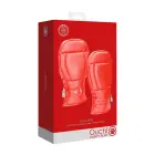 Ouch! Neoprene Puppy Play Gloves – Red — Photo 1