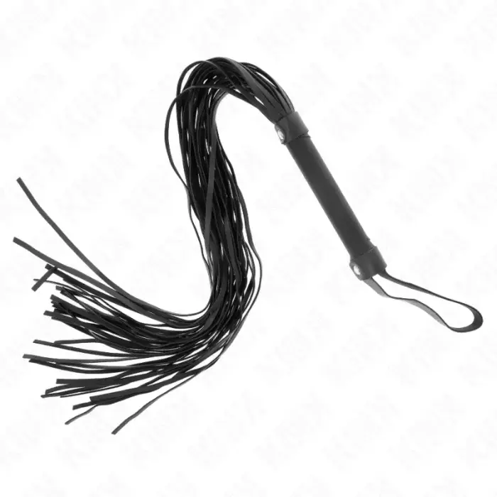 KINK mākslīgās aitādas pātaga 60cm – melna