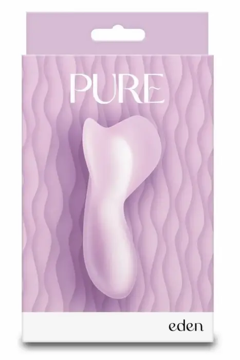 NS Novelties Pure Eden Purple Dual-Layer Silicone Vibrator – vibrator – dual-layer silicone – rechargeable – purple