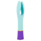 bunt. dubultais vibrators – 18.2 cm (7.2″) – daudzkrāsains Foto 4