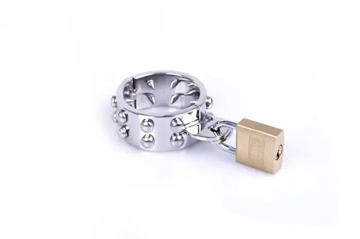 Kiotos Cylinder Spikes Cock Ring – S – Black