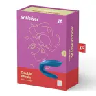 Satisfyer Partner Whale Dual Vibrator – Blue — Photo 1