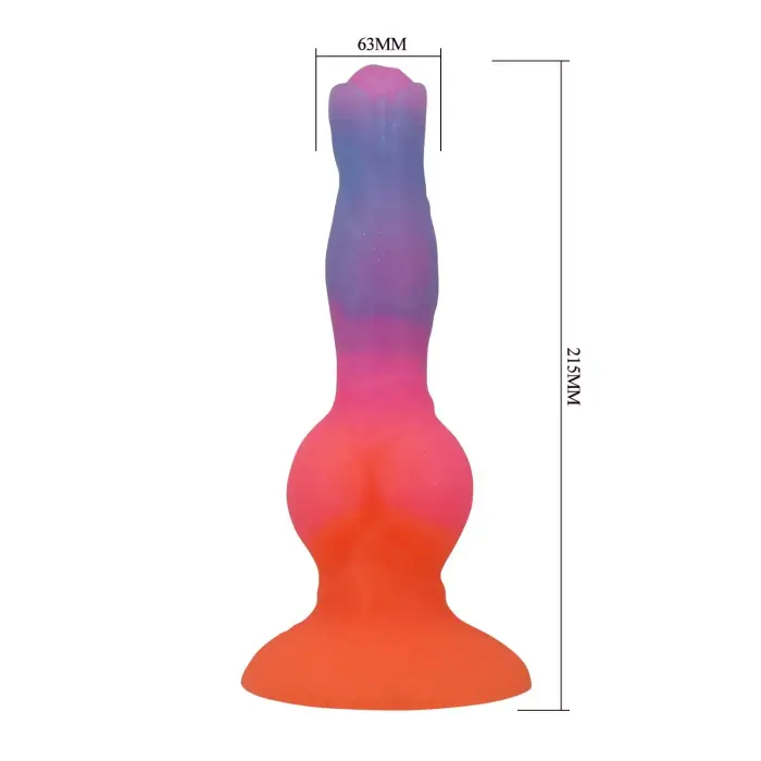 Power Monsters Hercules Rippled Monster Dildo – 21.5 cm (8.5″) – Silicone Photo