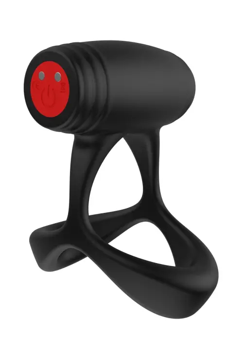 Optima Cross Xpert Vibrating Cock Ring – Black