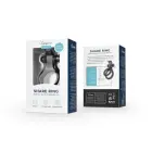 Share Ring - Double Vibrating Cock Ring with Rabbit Ears – 8.5 cm – Black — Photo 2