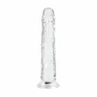 You2Toys Jelly – klasisks caurspīdīgs želejas dildo – 18 cm — Foto 3