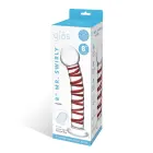 Glas Mr. Swirly stiklinis dildo – 20.3 cm (8″) — Nuotrauka 2